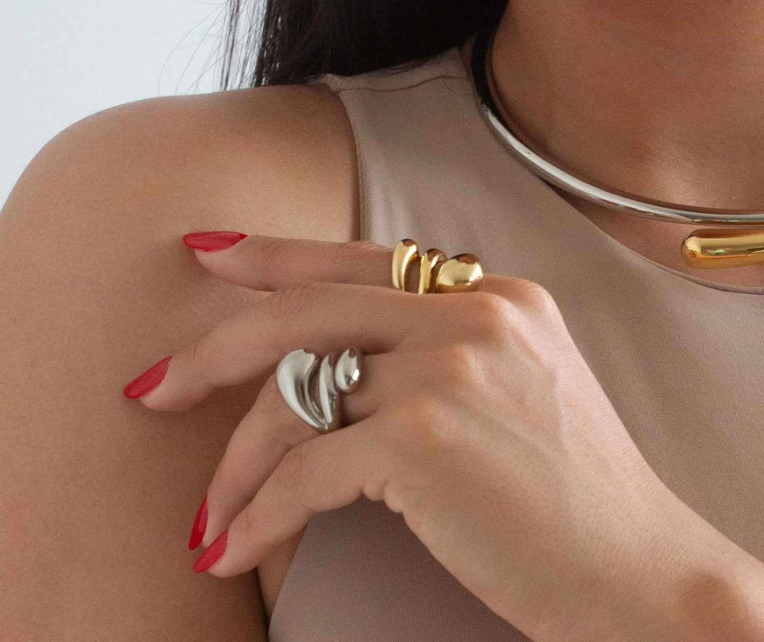 Maxi Anel Dourado Nº 20