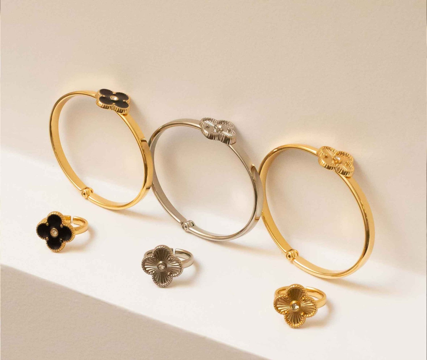 Anel Trevo Ouro N° 21