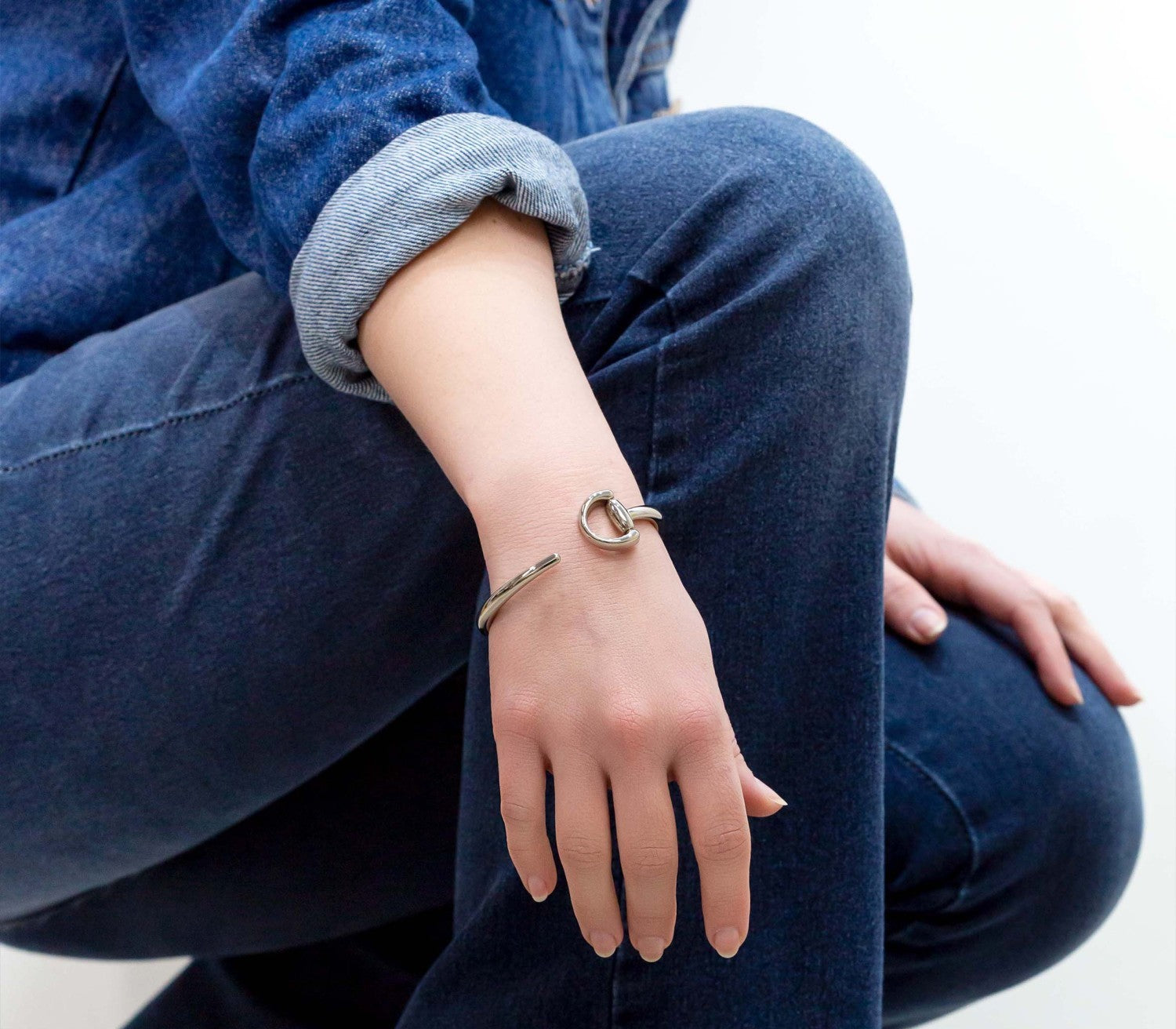 Bracelete Prateado Inspiração